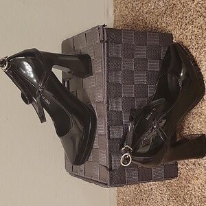 Black Patent Leather Women's Heels